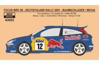Decal – Ford Focus WRC 00 Rally Deutschland 2001
